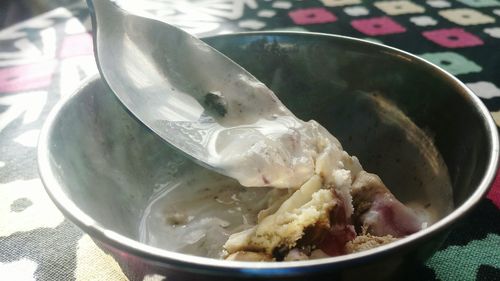 Close-up of food in bowl