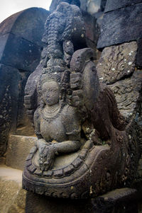 Close-up of buddha statue