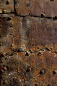 Detail shot of weathered wall