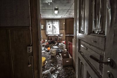 View of an abandoned building