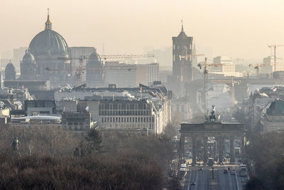 View of cityscape against sky