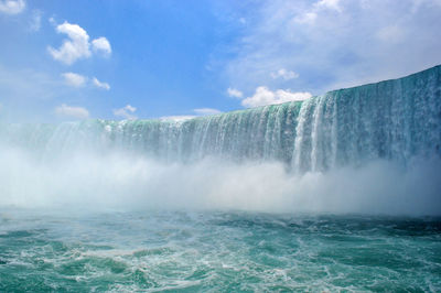 Scenic view of niagara falls