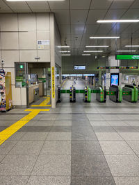 View of subway station