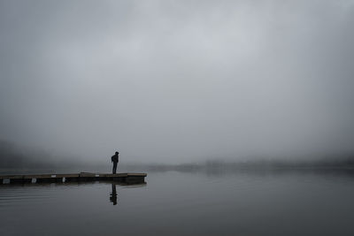 Scenic view of lake