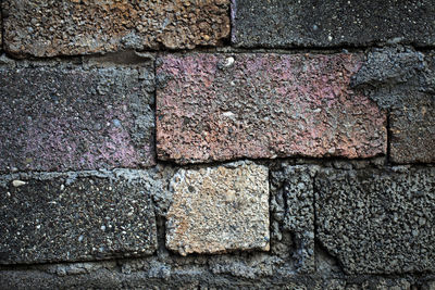 Full frame shot of stone wall