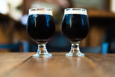 Close-up of drink on table