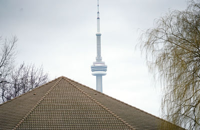 Low angle view of building against sky