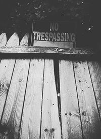 Close-up of wooden door