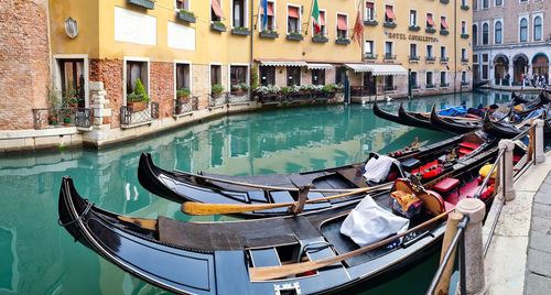 Boats in canal