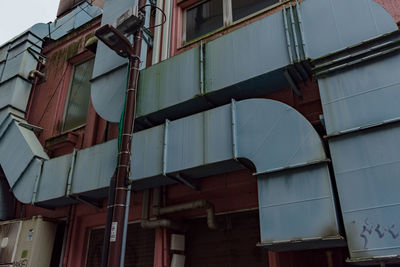 Low angle view of building against sky