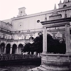 Low angle view of historical building