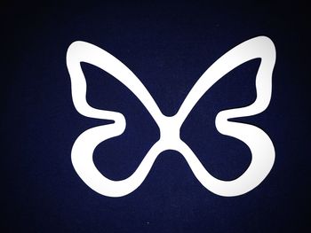 Close-up of text on black background