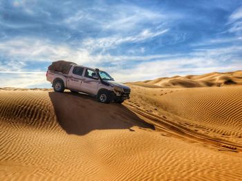 View of desert against sky