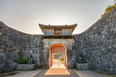 View of historical building against sky