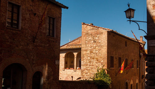 Low angle view of old building