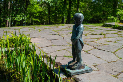 Statue in park