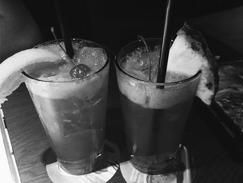 Close-up of drink on table