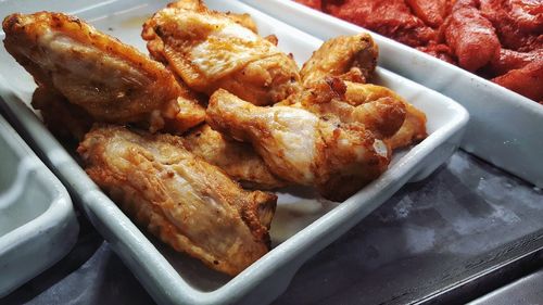 Close-up of food in plate
