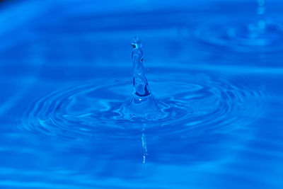 Close-up of splashing water