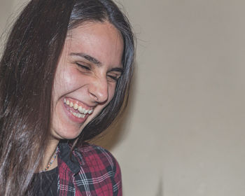 Portrait of a smiling young woman