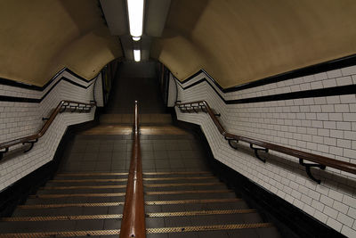 Low angle view of staircase