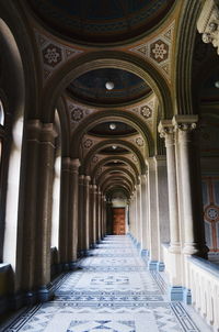 Interior of colonnade