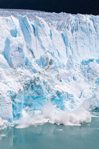 Scenic view of frozen sea