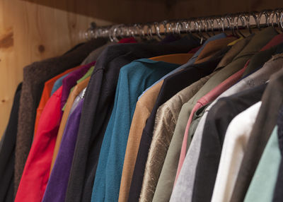 Close-up of multi colored clothing