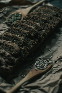 Close-up of chocolate cake