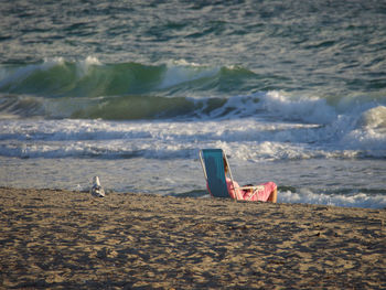 Scenic view of beach