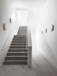 Low angle view of staircase in building