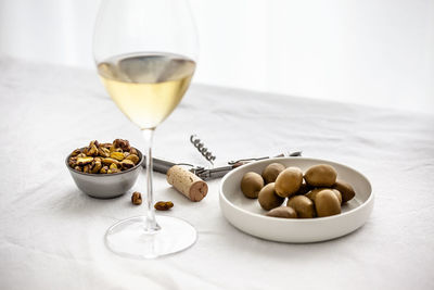 Close-up of food in bowl on table