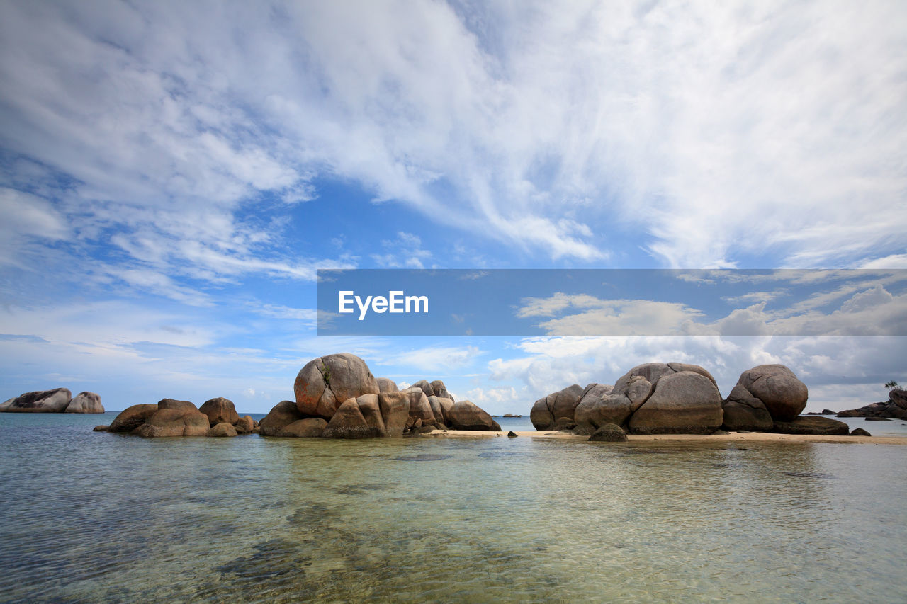 Panoramic view of sea against sky