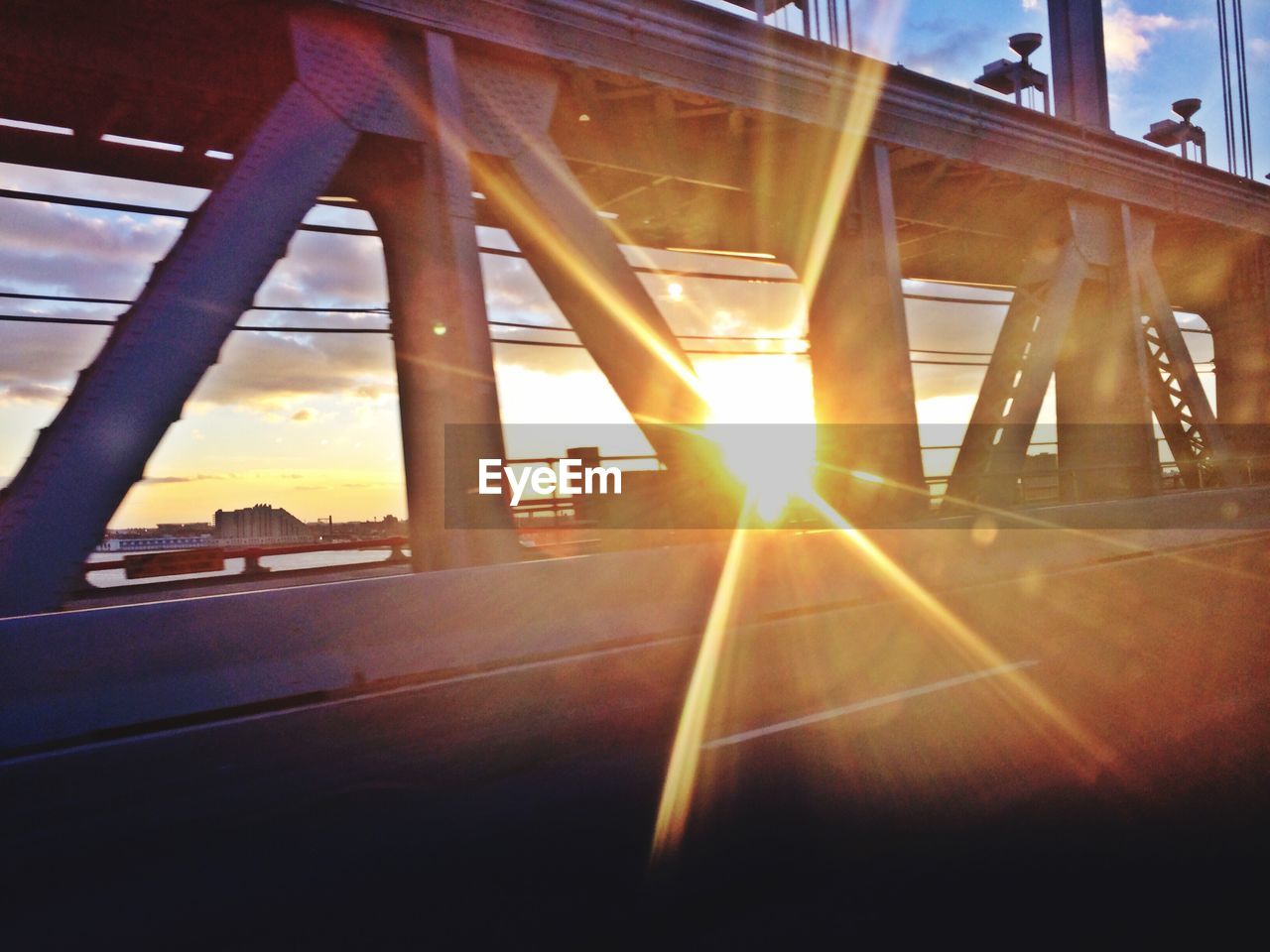 SUN SHINING THROUGH WINDOW