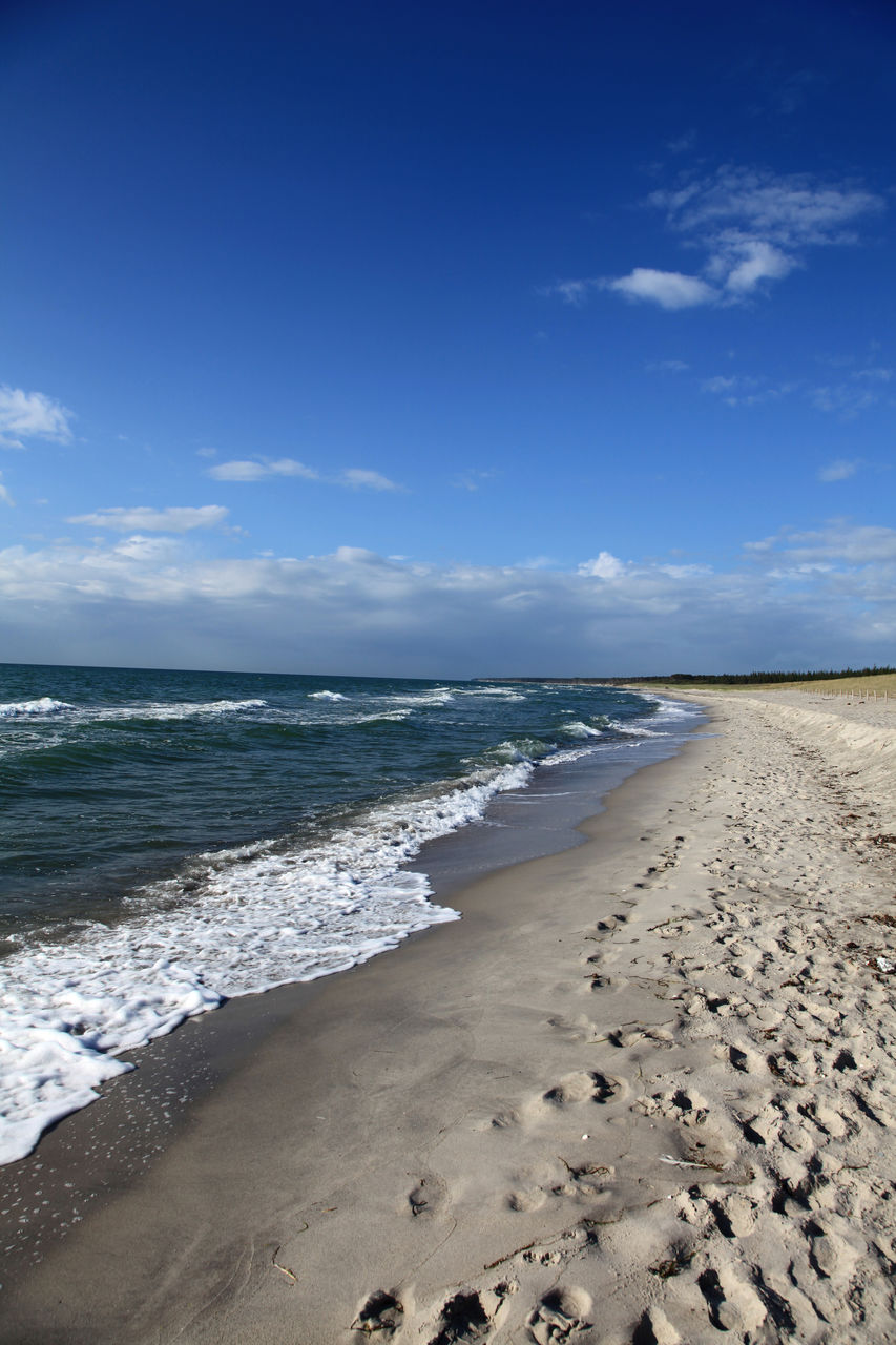 SCENIC VIEW OF SEA AGAINST BLUE SKY