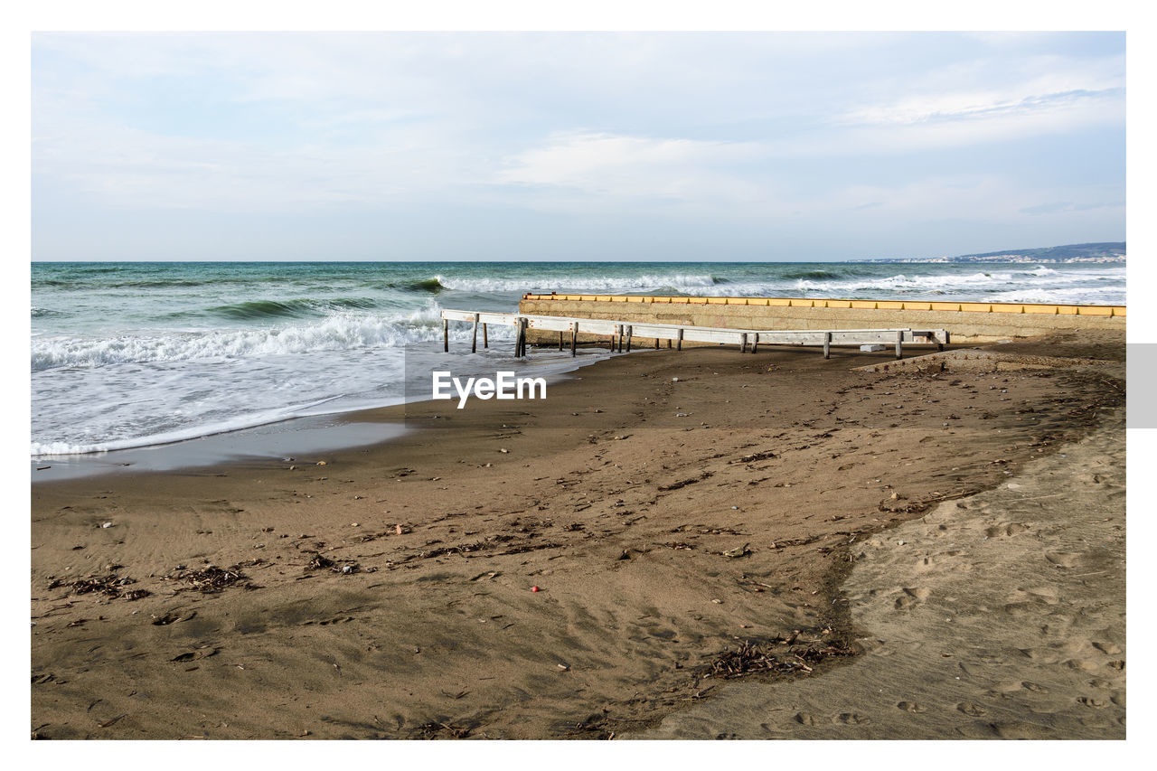 VIEW OF BEACH AGAINST SKY