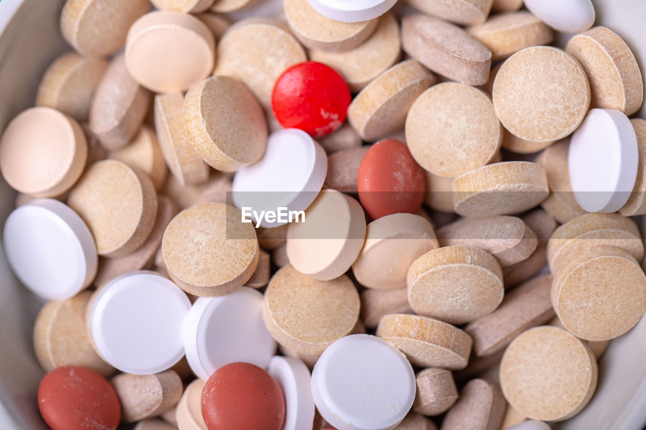 full frame shot of colorful candies