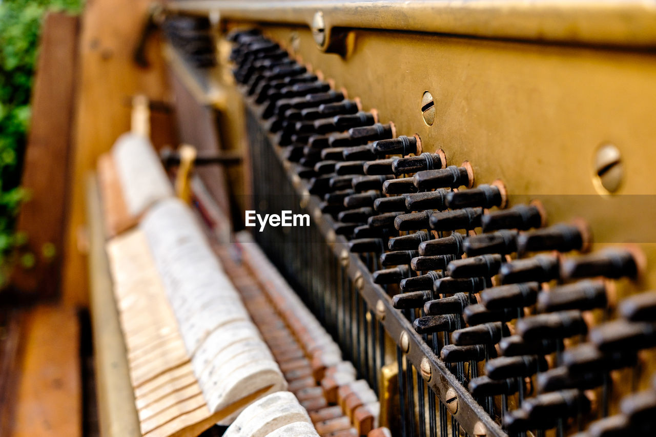 Close-up of musical instrument 