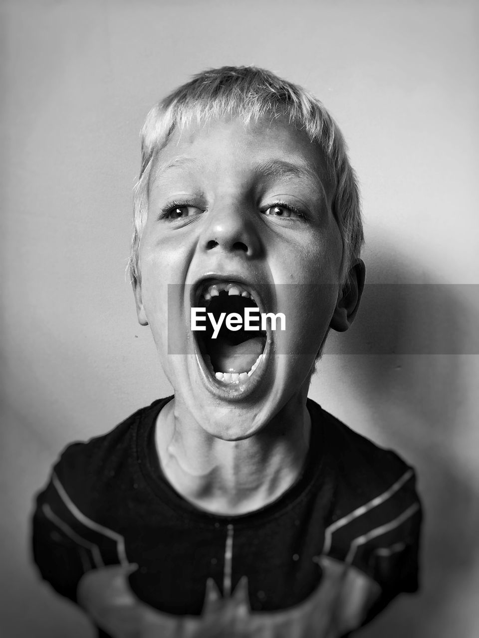 Close-up portrait of boy