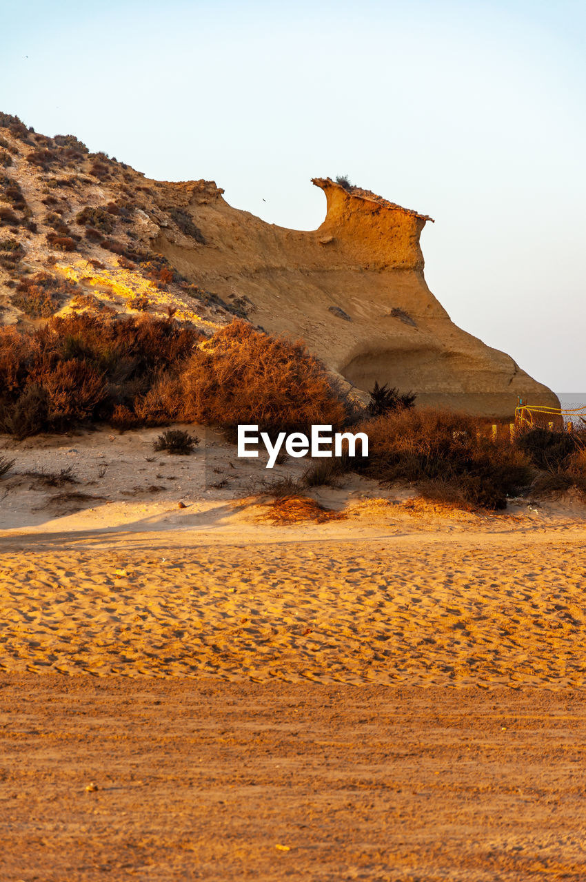 ROCK FORMATIONS ON LAND