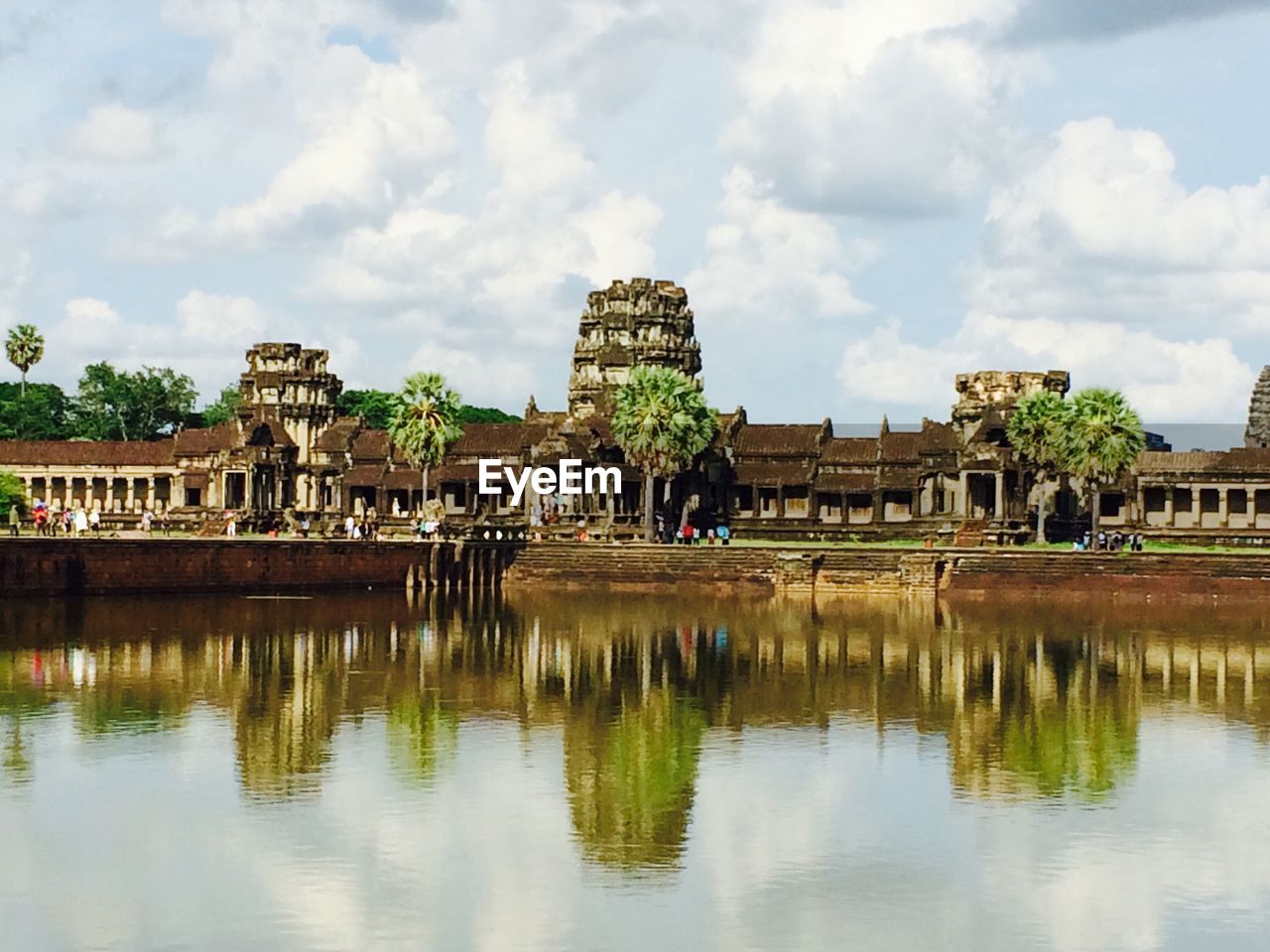 REFLECTION OF BUILDING IN WATER