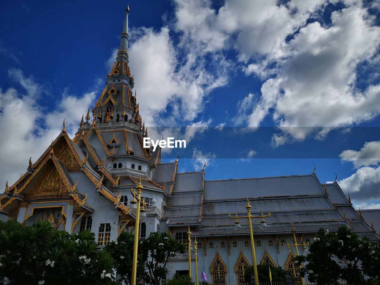 Low angle view of building against sky