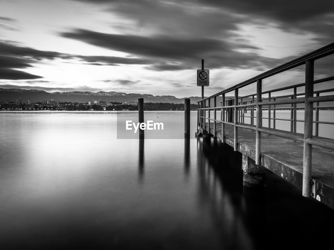 Scenic view of river against sky