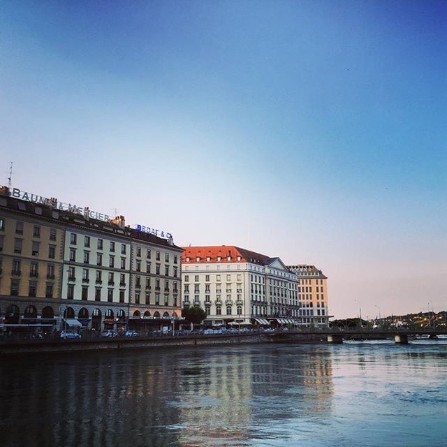 VIEW OF BUILDINGS AGAINST CLEAR SKY