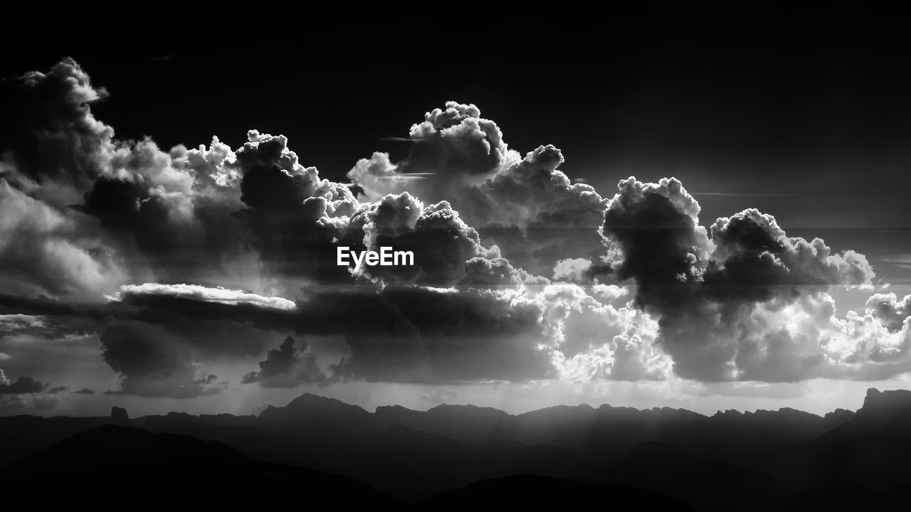 Low angle view of clouds in sky