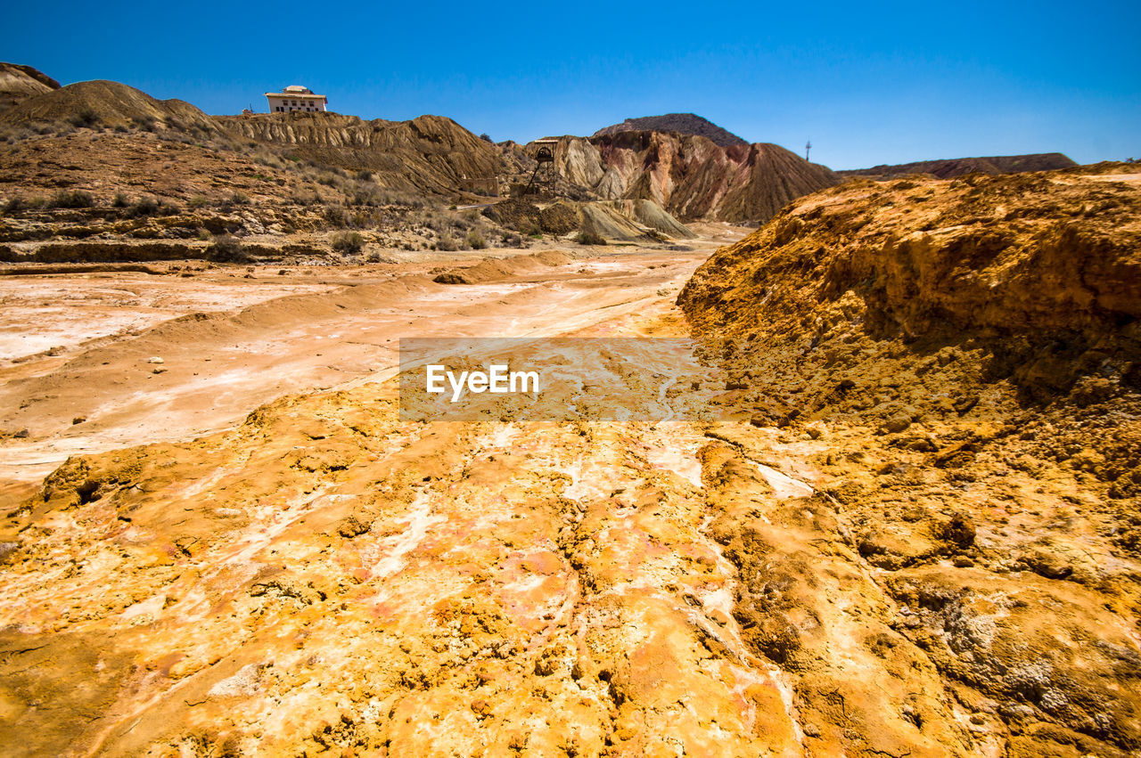 SCENIC VIEW OF ARID LANDSCAPE AGAINST SKY