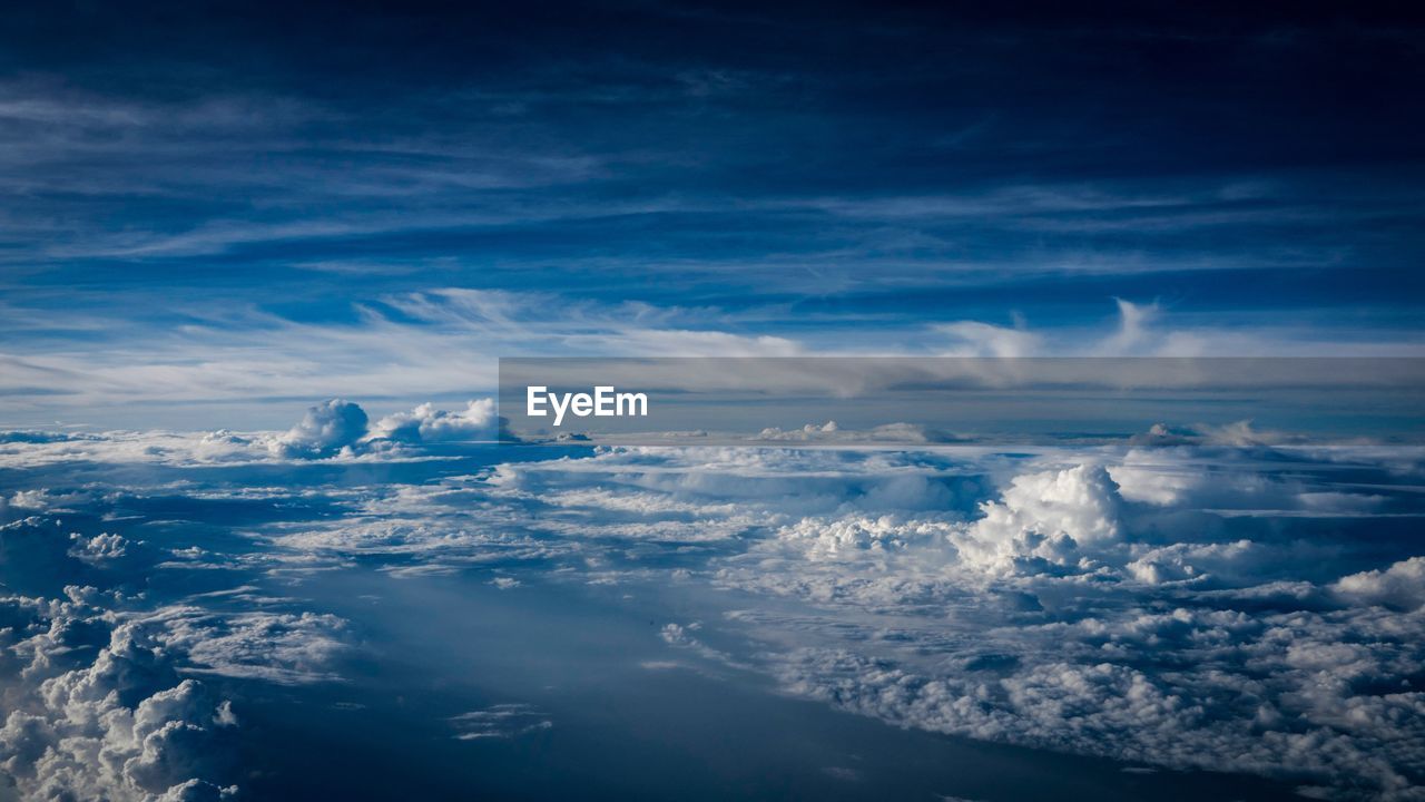 Clouds over sea