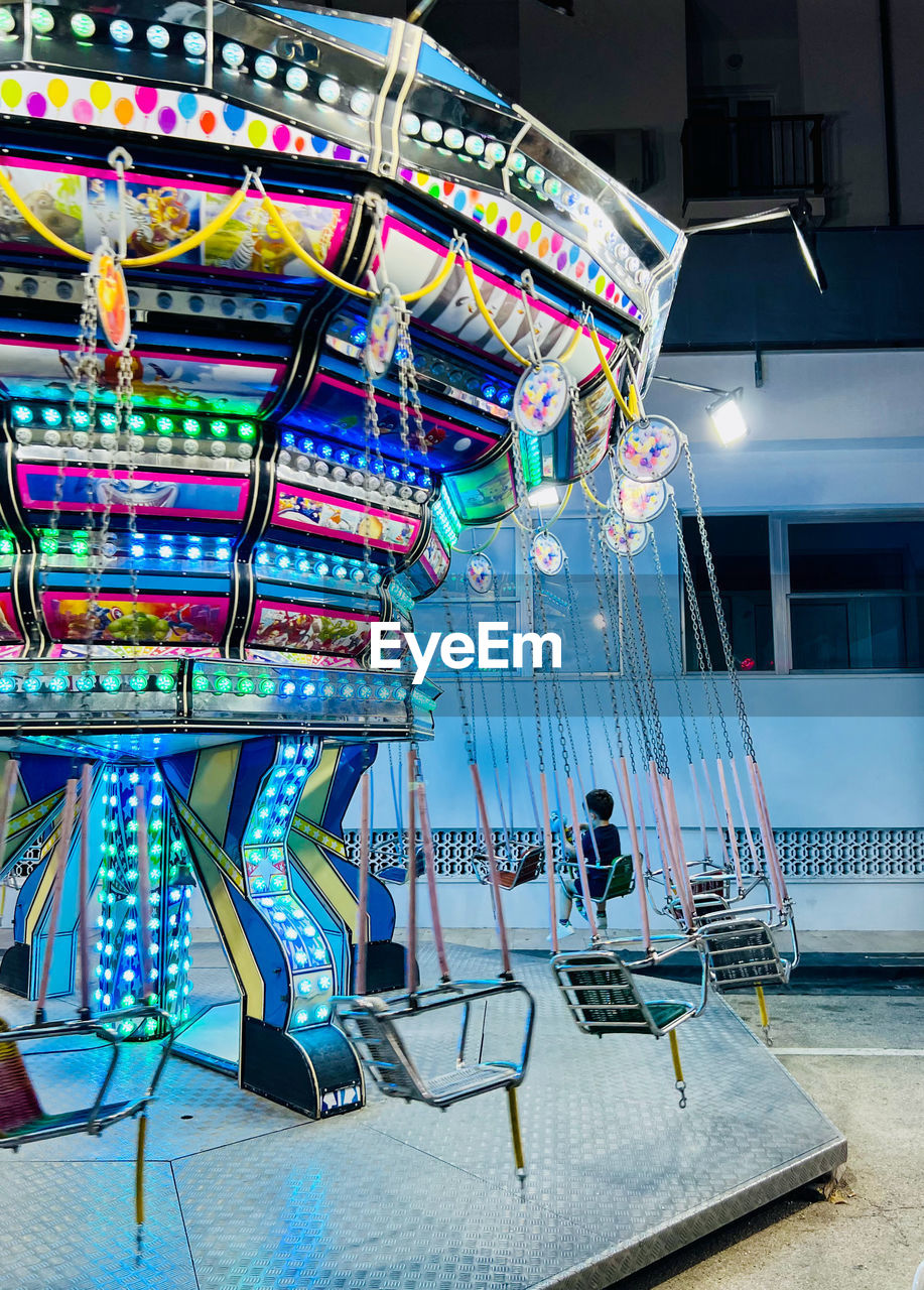 amusement park, architecture, multi colored, arts culture and entertainment, built structure, no people, amusement park ride, park, amusement ride, playground