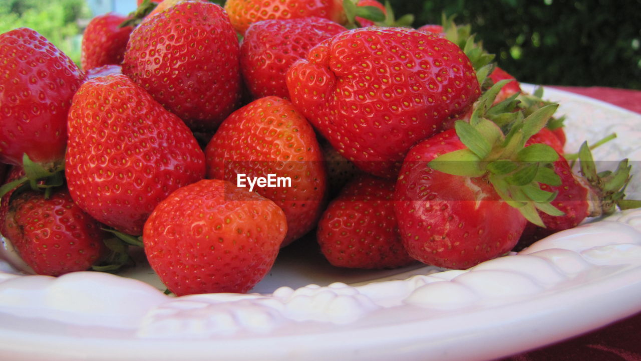 Close-up of strawberries