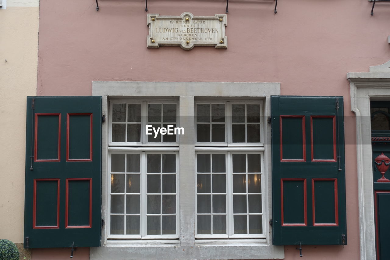 EXTERIOR OF BUILDING WITH WINDOWS